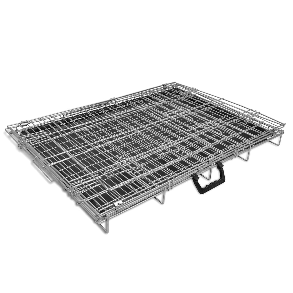 Cage métallique et pliable pour chiens M