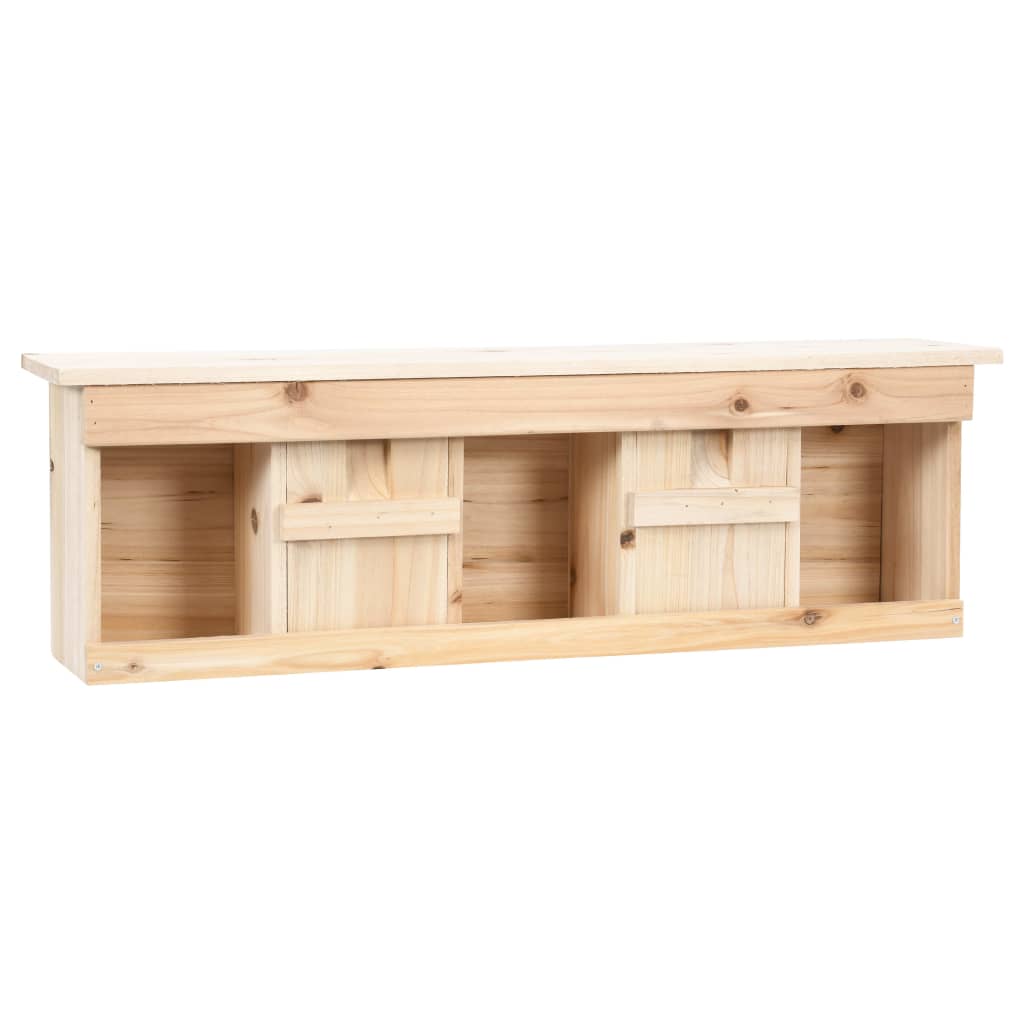 Maison pour moineau avec 5 chambres 68x15x21 cm Bois de sapin