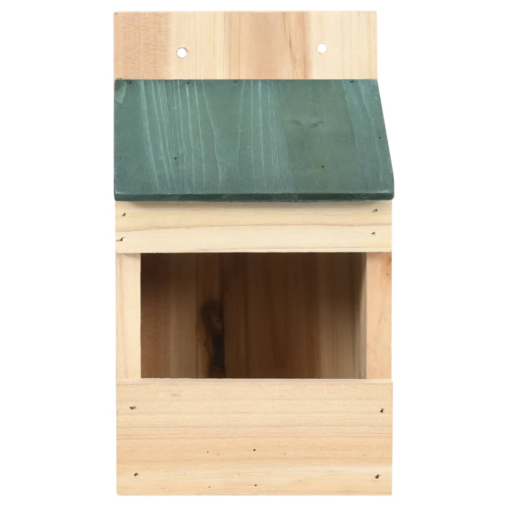 Nichoirs 4 pcs 12x16x20 cm Bois de sapin