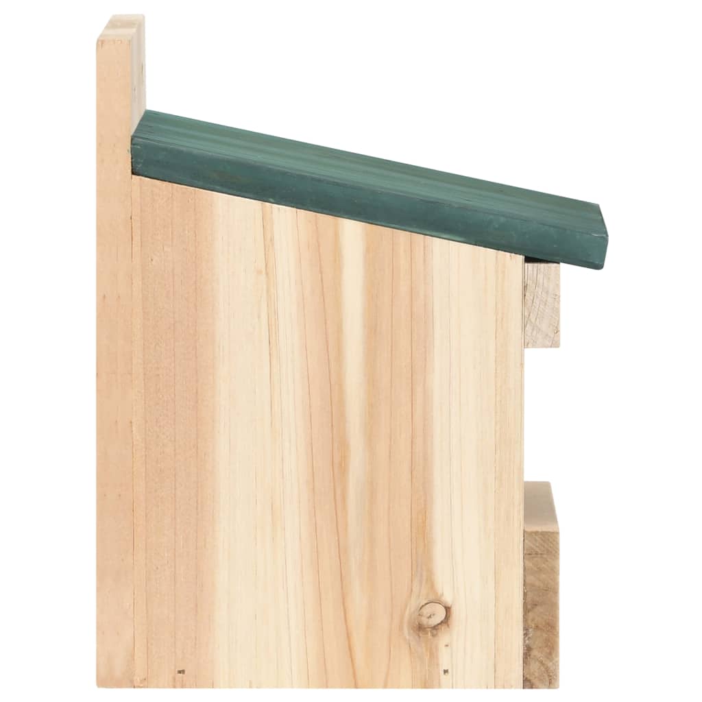 Nichoirs 4 pcs 12x16x20 cm Bois de sapin