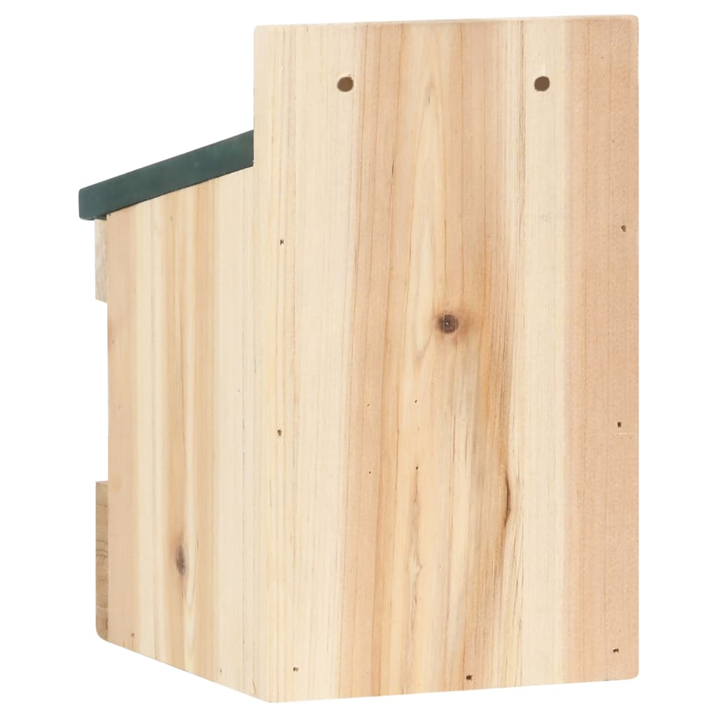 Nichoirs 4 pcs 12x16x20 cm Bois de sapin