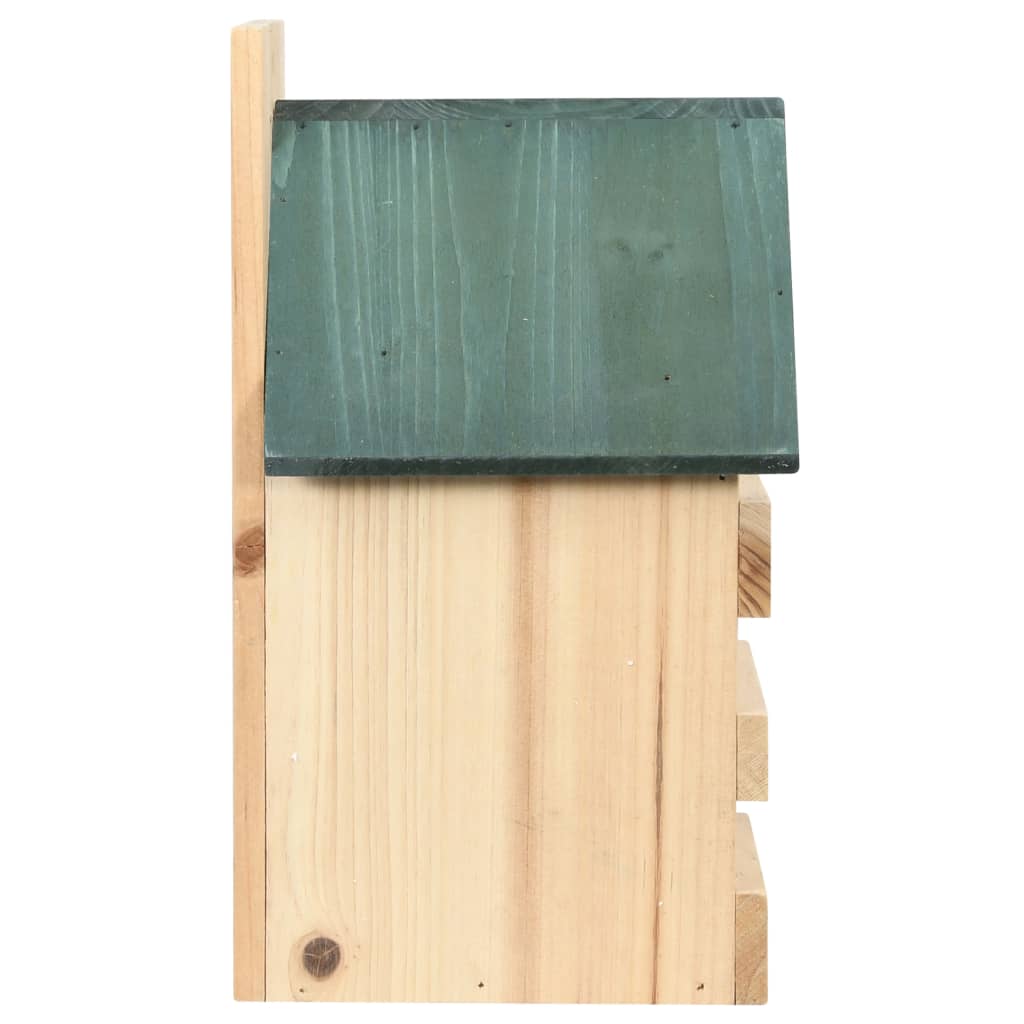 Nichoirs 4 pcs 23x19x33 cm Bois de sapin