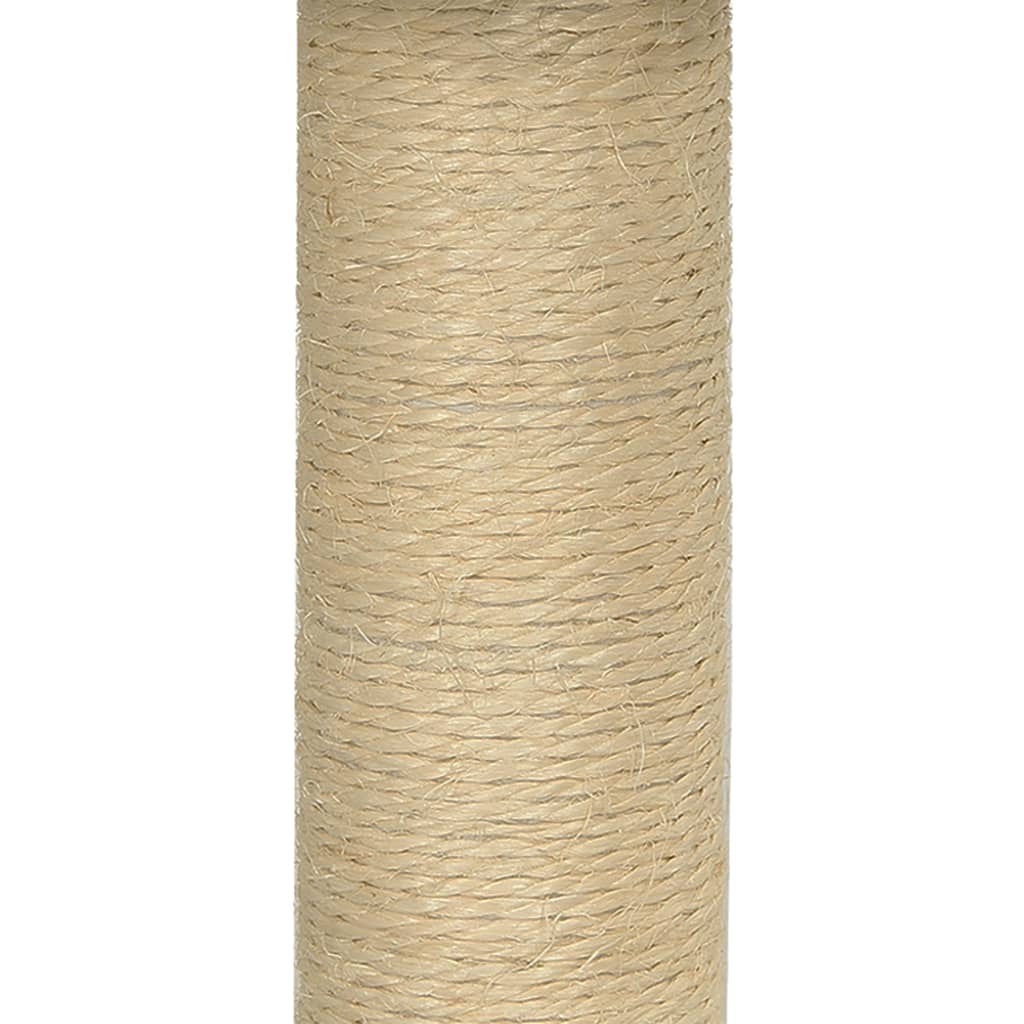 Arbre à chat avec griffoir en sisal Crème 74 cm