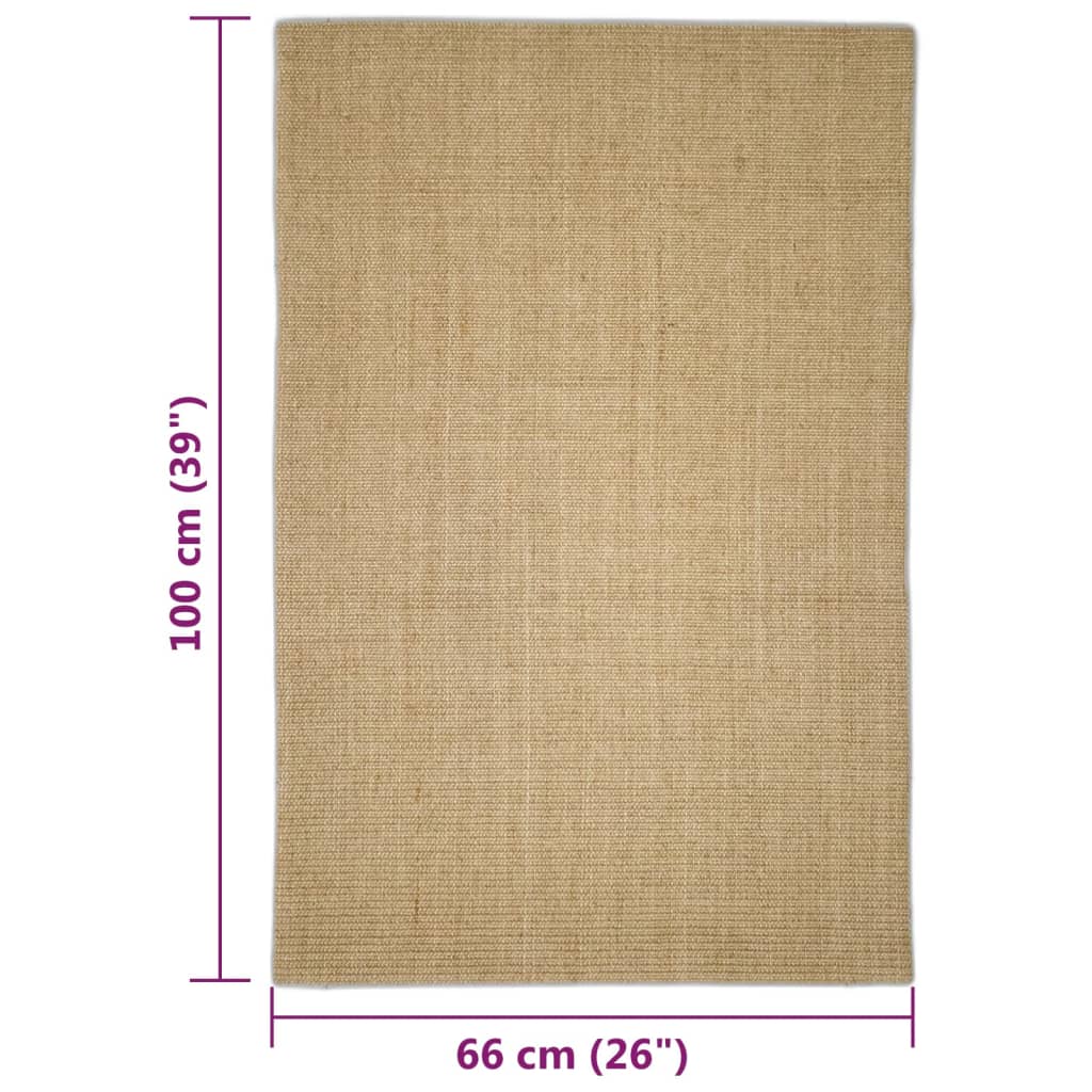 Tapis en sisal pour griffoir 66x100 cm