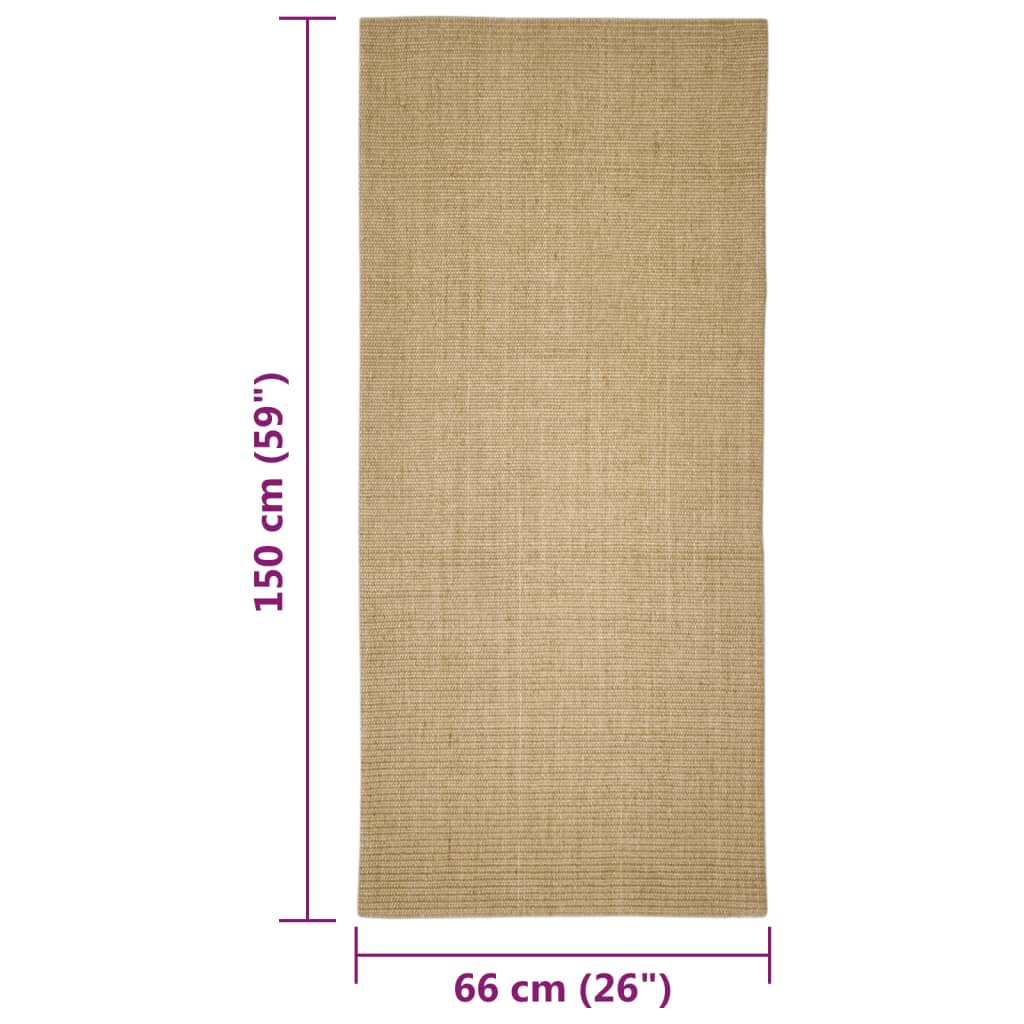 Tapis en sisal pour griffoir 66x150 cm