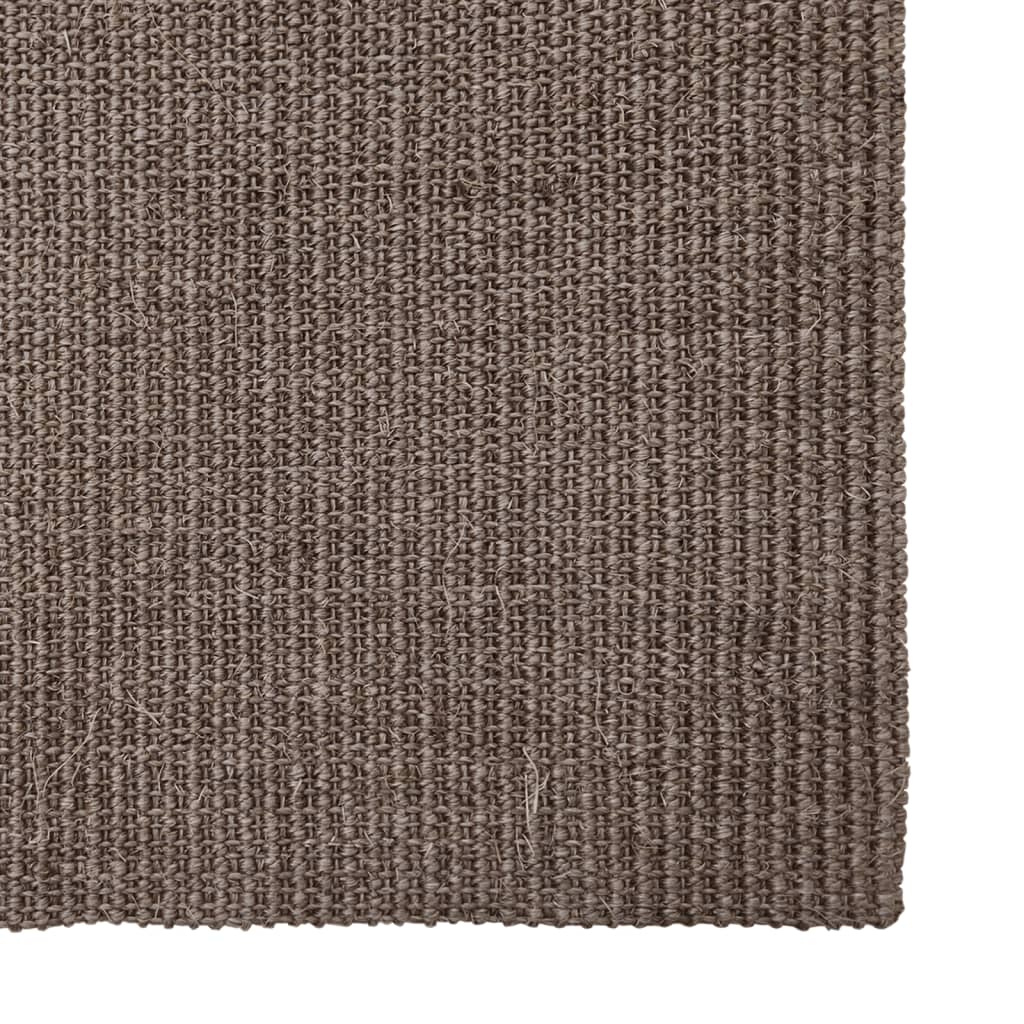 Tapis en sisal pour griffoir marron 66 x 350 cm