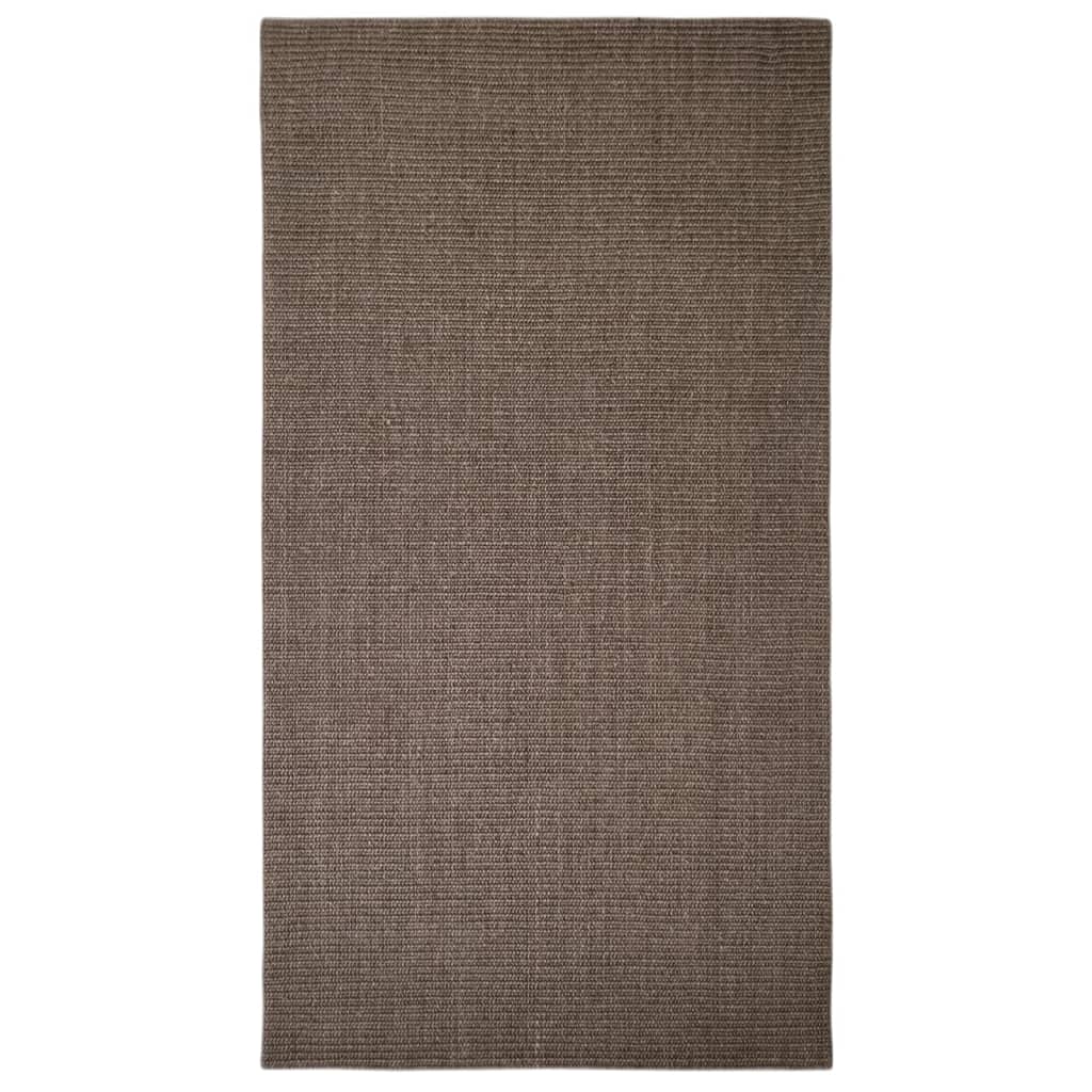 Tapis en sisal pour griffoir marron 80x150 cm