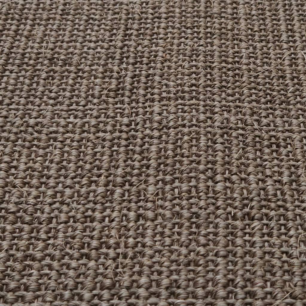 Tapis en sisal pour griffoir marron 80x150 cm