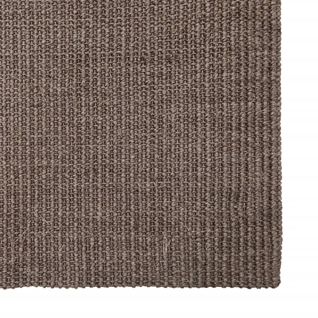 Tapis en sisal pour griffoir marron 80x350 cm