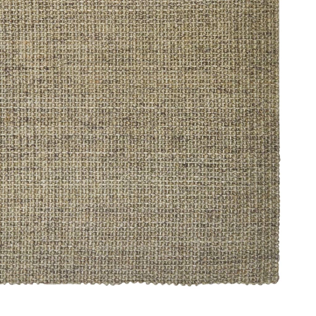 Tapis en sisal pour griffoir taupe 66x250 cm