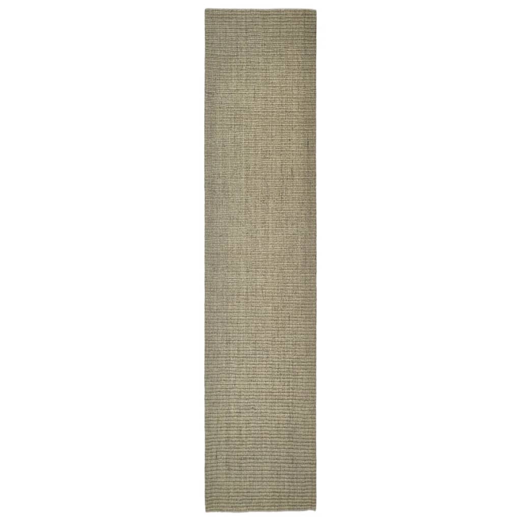 Tapis en sisal pour griffoir taupe 66x300 cm