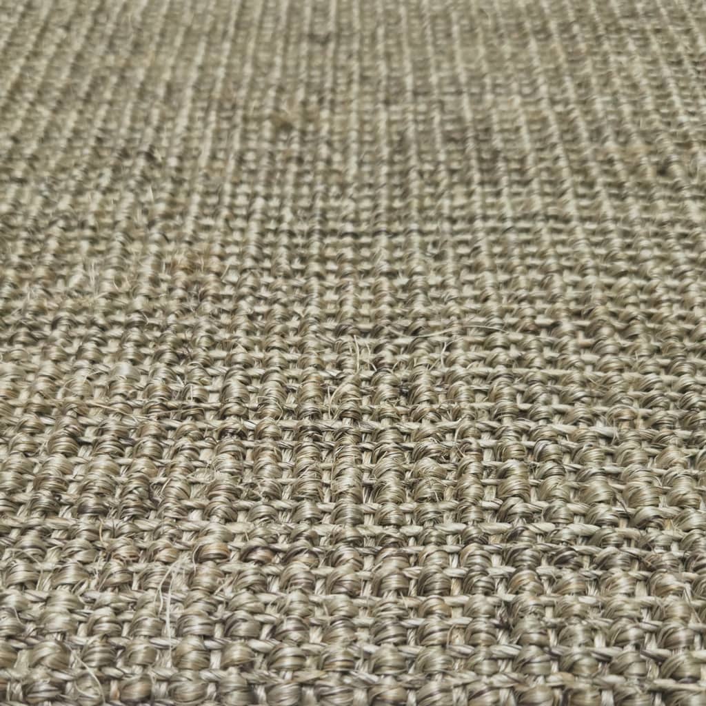 Tapis en sisal pour griffoir taupe 66x300 cm