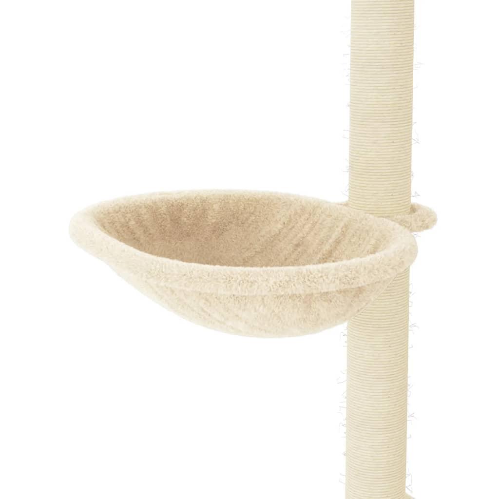 Arbre à chat avec griffoirs en sisal Crème 95 cm - Animalerie en ligne Kat-Shop