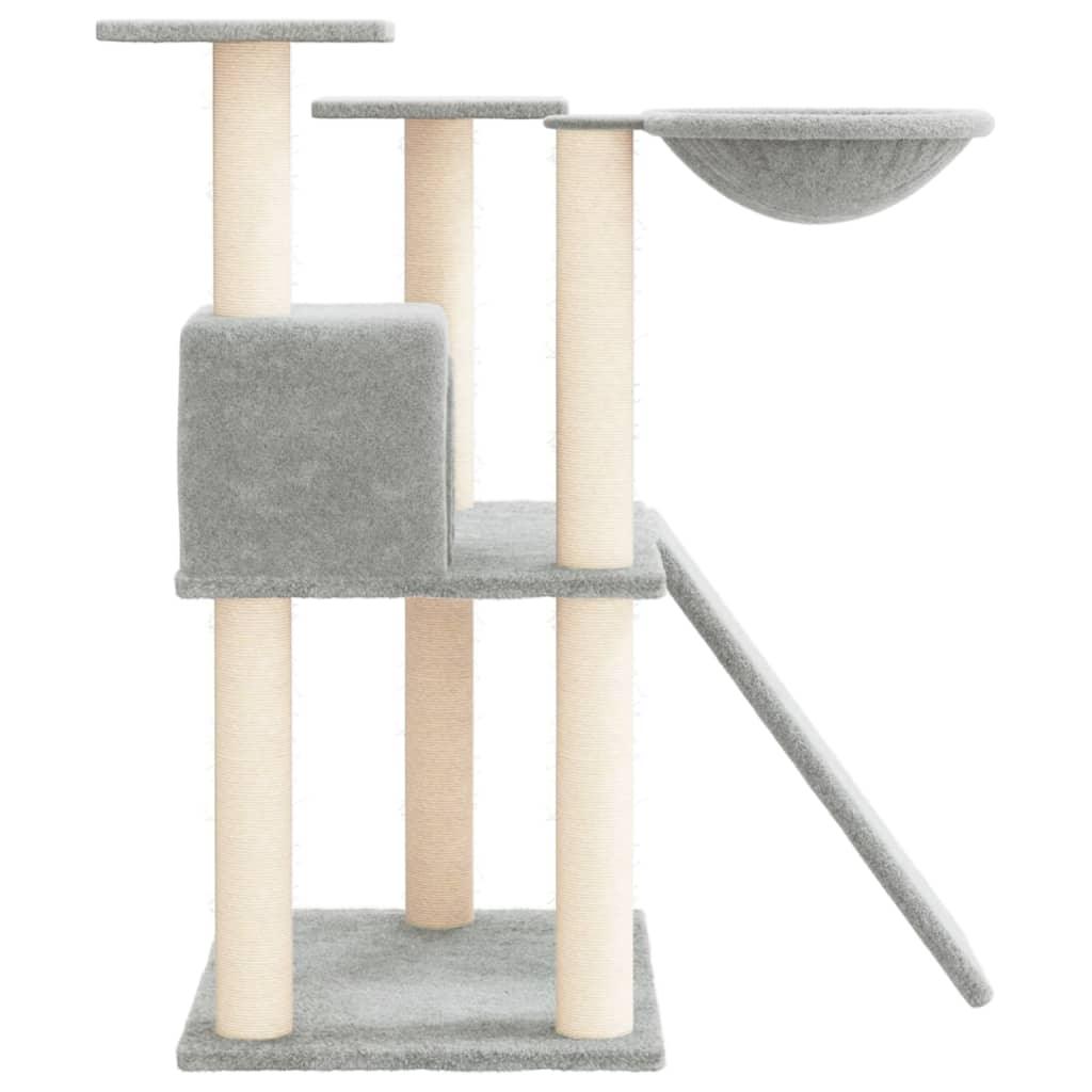 Arbre à chat avec griffoirs en sisal Gris clair 83 cm - Animalerie en ligne Kat-Shop