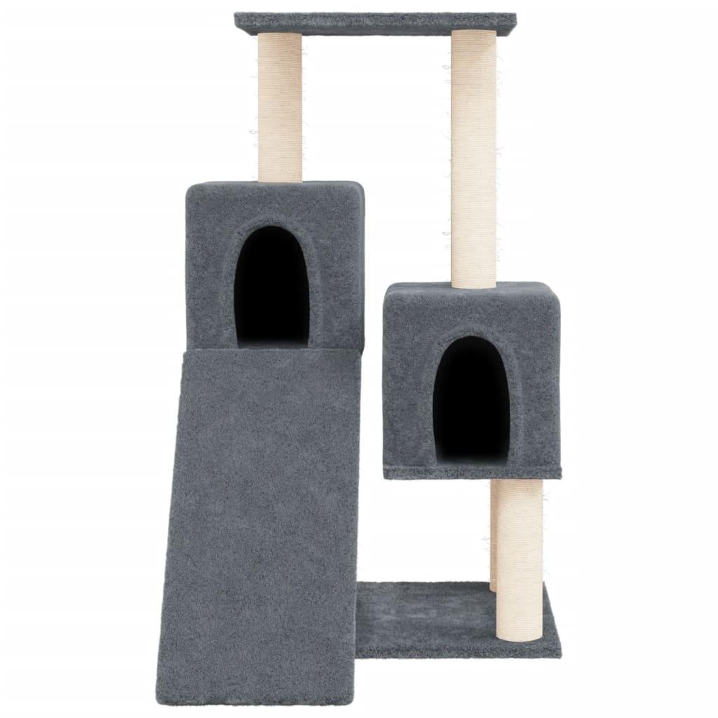 Arbre à chat avec griffoirs en sisal Gris foncé 82 cm - Animalerie en ligne Kat-Shop