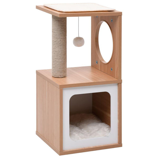 Arbre à chat avec tapis à gratter en sisal 60 cm - Animalerie en ligne Kat-Shop