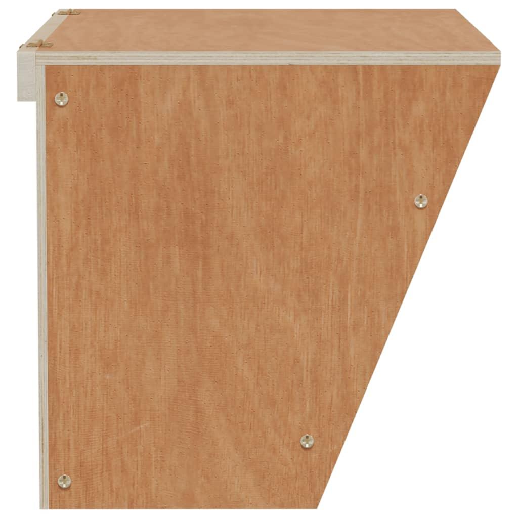 Mangeoire à foin pour lapins 25x18,5x20,5 cm bois massif sapin - Animalerie en ligne Kat-Shop