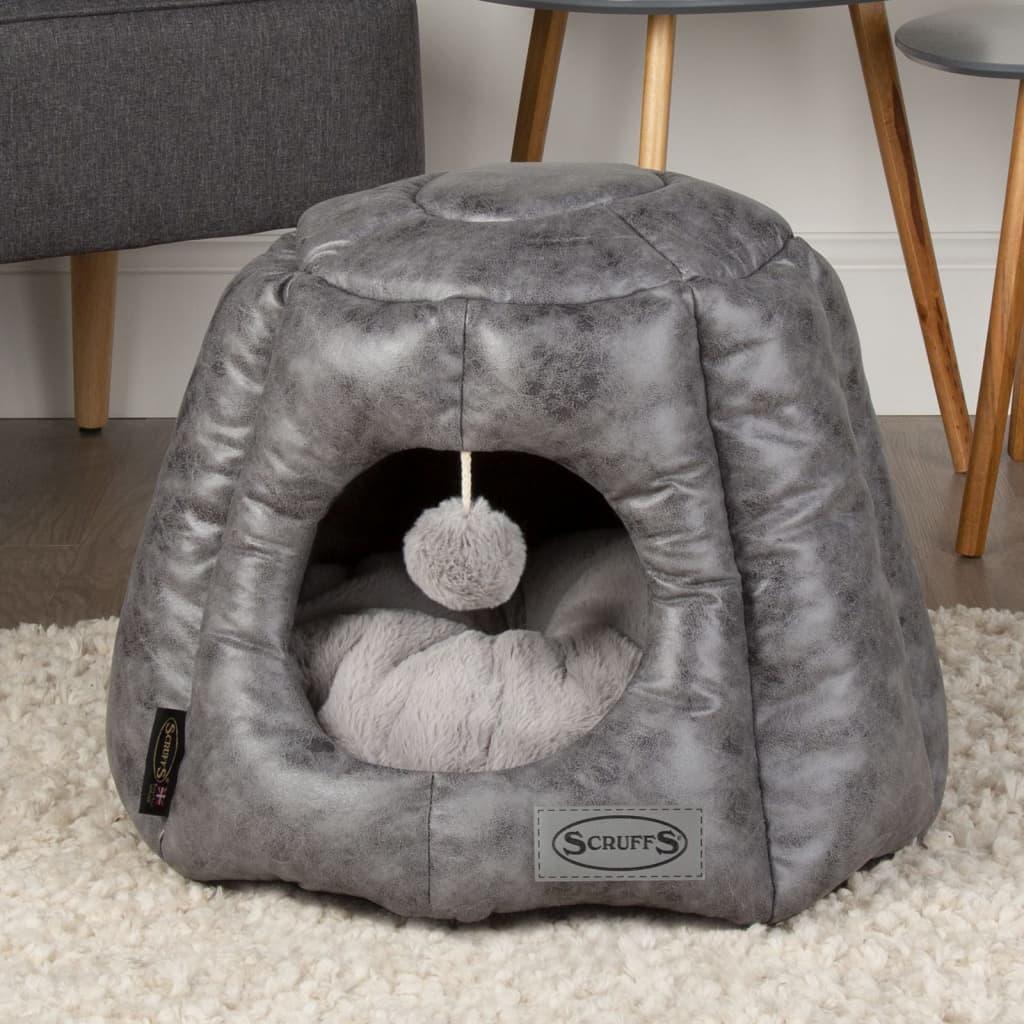 Scruffs & Tramps Lit pour chats Knightsbridge 48x38 cm Gris - Animalerie en ligne Kat-Shop