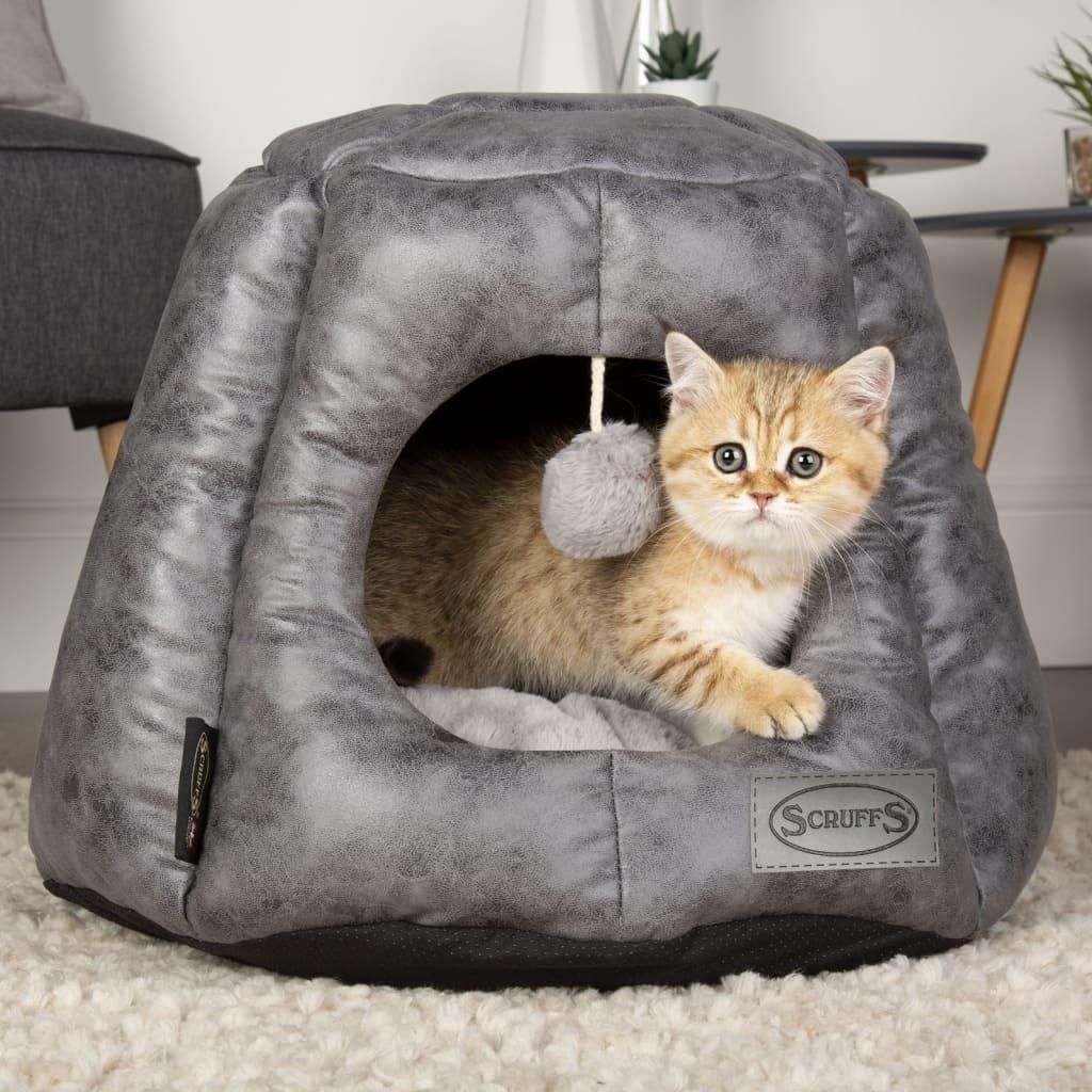 Scruffs & Tramps Lit pour chats Knightsbridge 48x38 cm Gris - Animalerie en ligne Kat-Shop